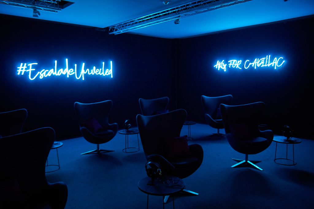 Immersive lighting and brand zones